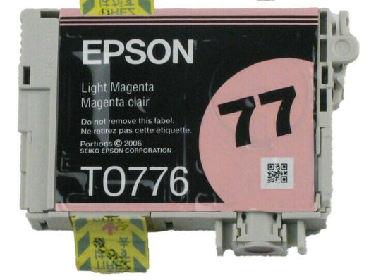 Original Epson 77 (T0776) Light Magenta Ink Cartridge-0