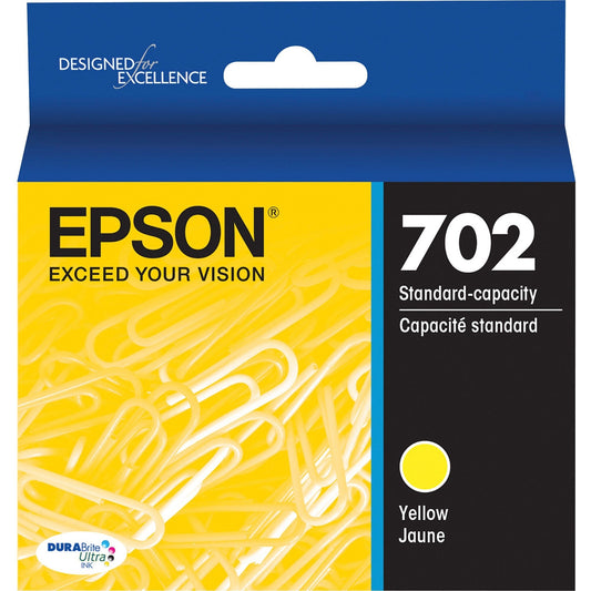 Epson T702 Yellow Standard Yield (T702420-S) Ink Cartridge-0