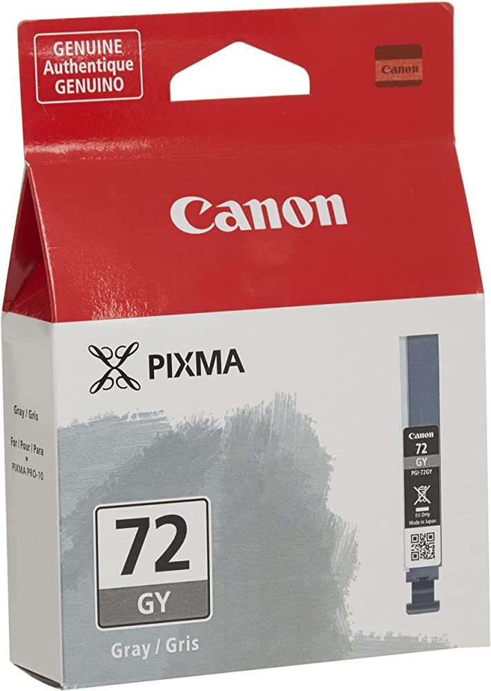 Original Canon PGI-72 Gray Ink Cartridge-0