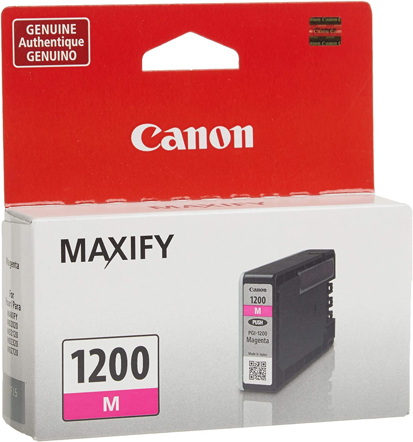 Original Canon PGI-1200 Standard Yield Magenta Ink Cartridge-0