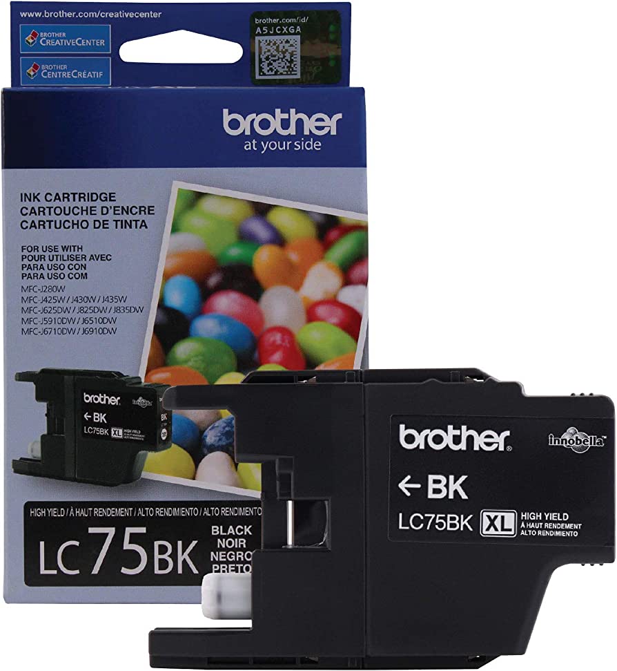 Original Brother LC75 Black Ink Cartridge-0