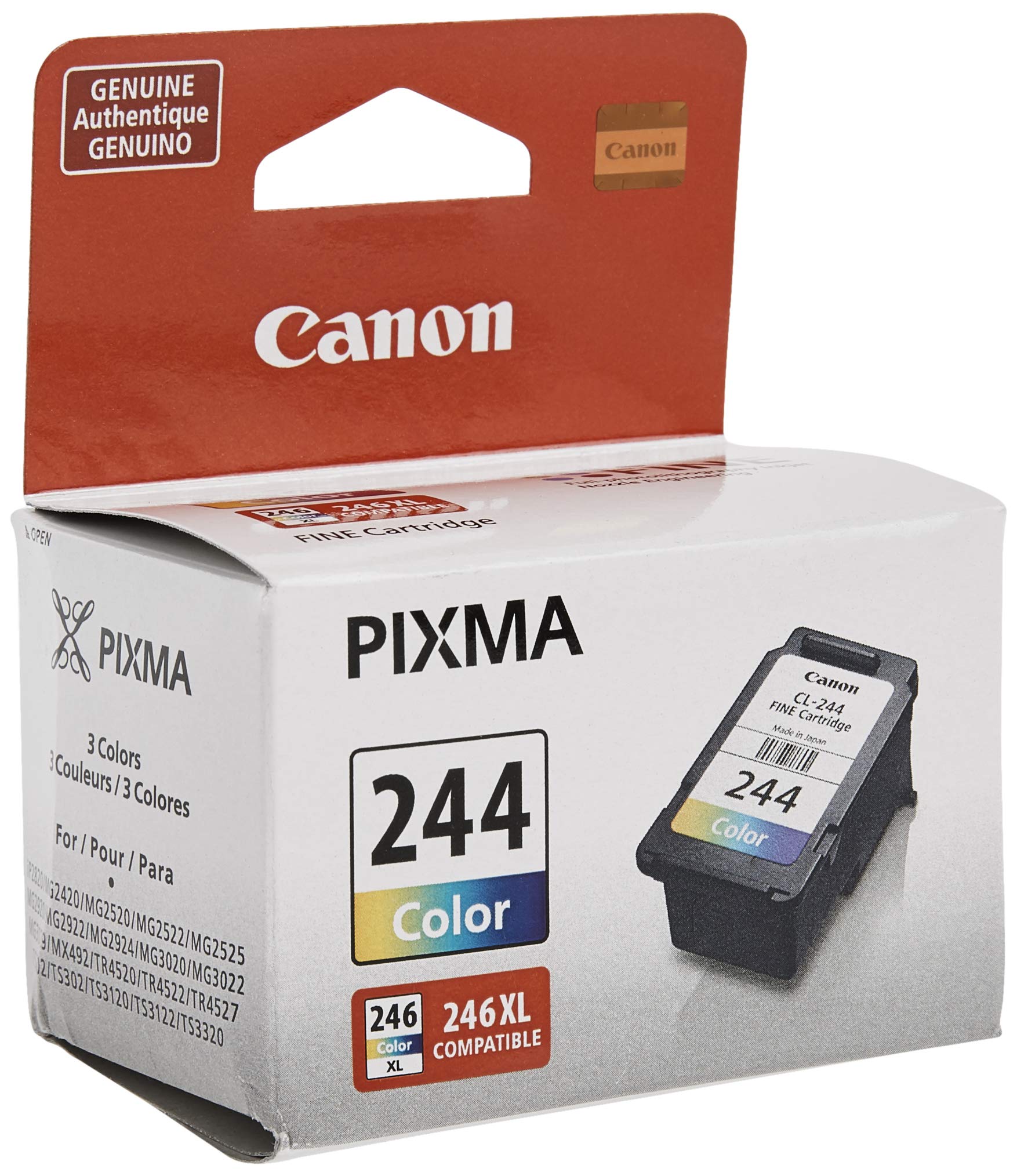 Original Canon CL-244 Color Ink Cartridge-0