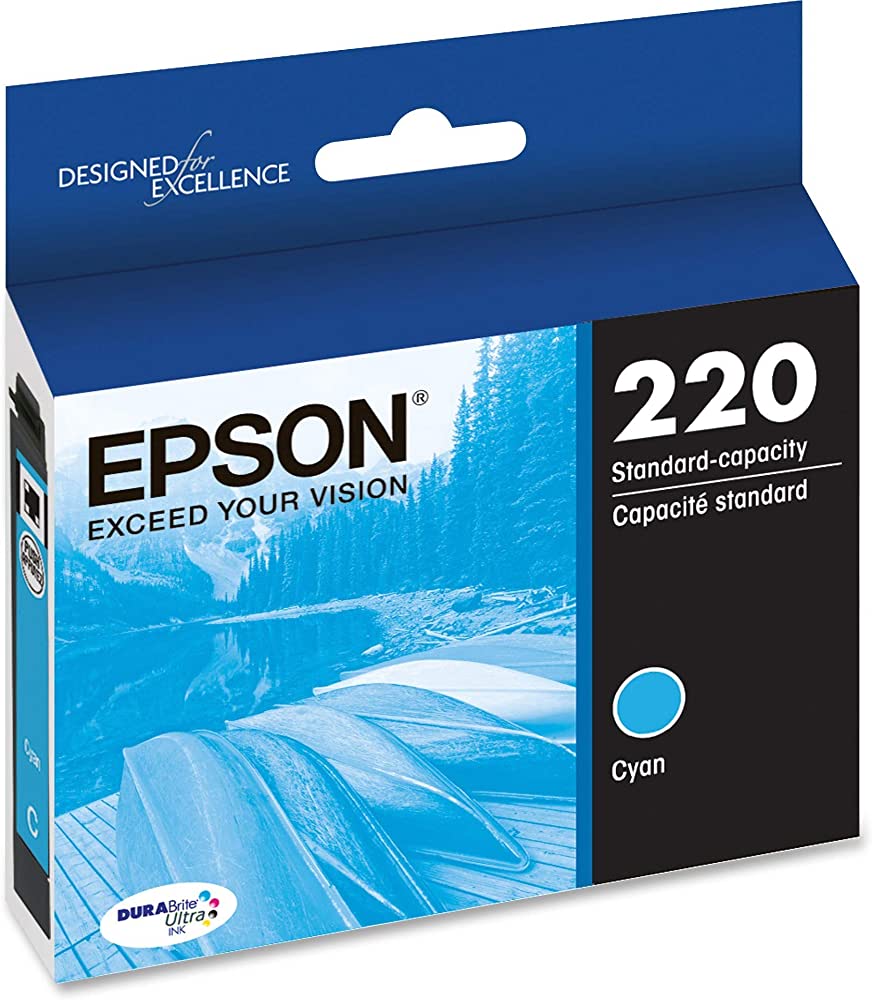 Epson 220 Standard-capacity Cyan Ink Cartridge-0