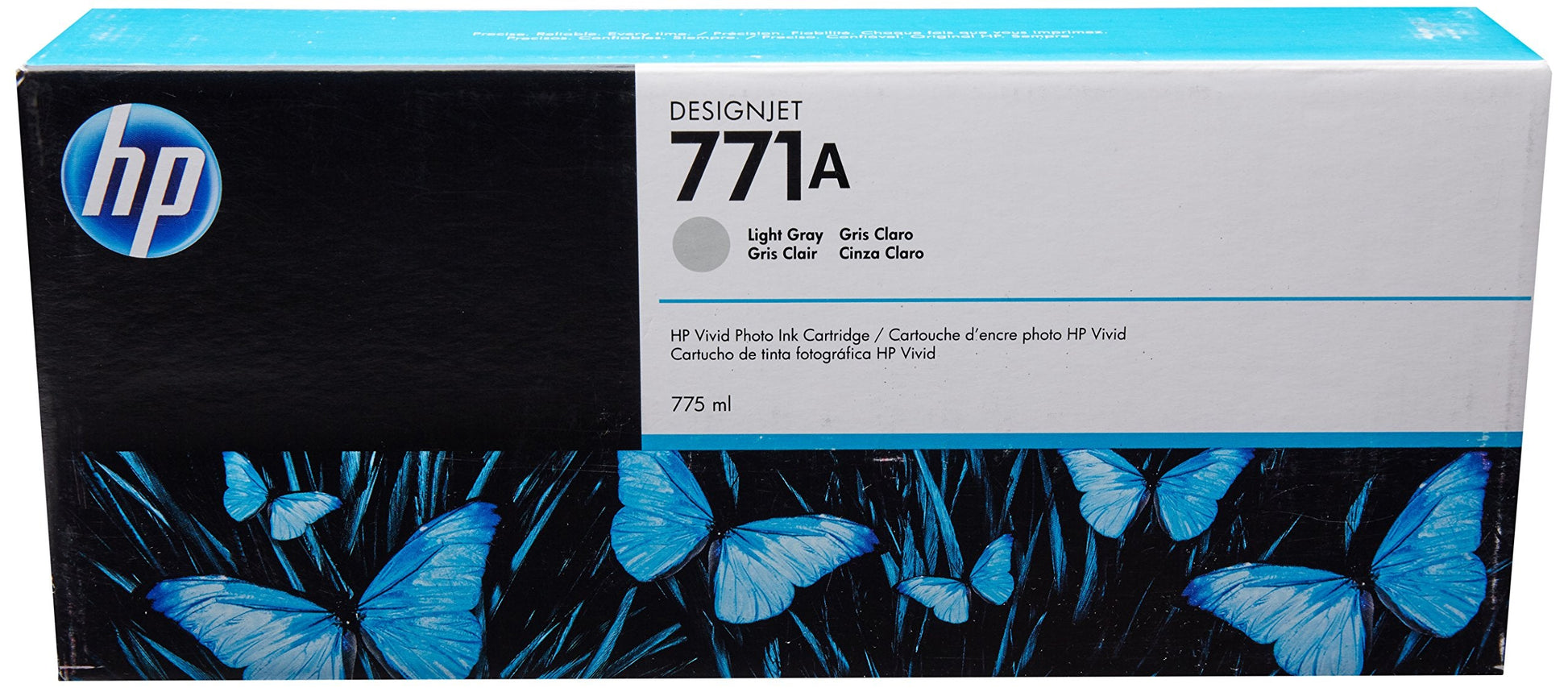 HP 771A 775-ml (B6Y22A) Light Gray Standard Yield Ink Cartridge-0