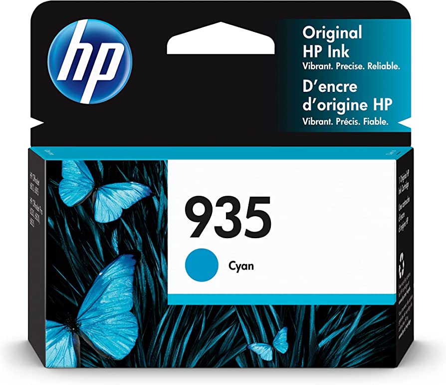 Genuine HP 935 (C2P20AN) Cyan Ink Cartridge-0