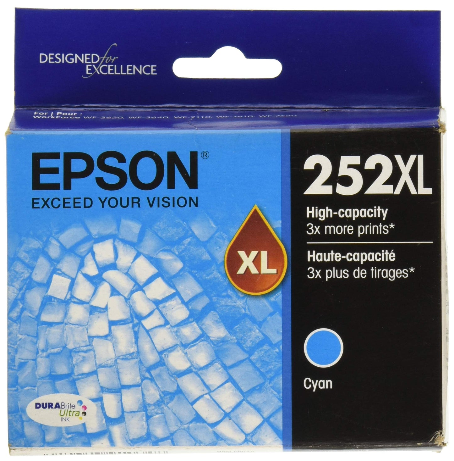 Original Epson T252XL Cyan (T252XL220) Ink Cartridge-0