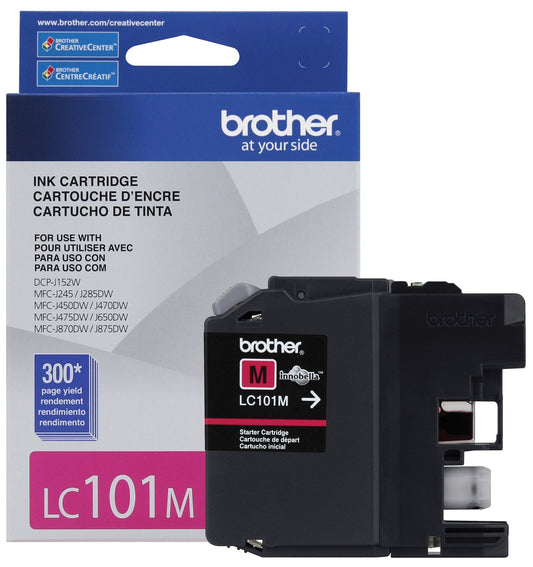 Original Brother LC101 Magenta Ink Cartridge-0