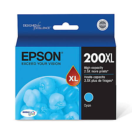 Genuine Epson 200XL Cyan Ink Cartridge-0