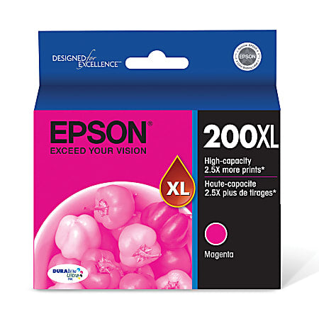 Genuine Epson 200XL Magenta Ink Cartridge-0