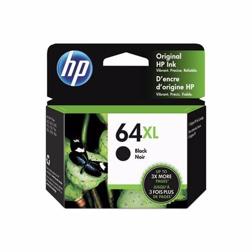 Original HP 64XL (N9J92AN) Black Ink Cartridge-0