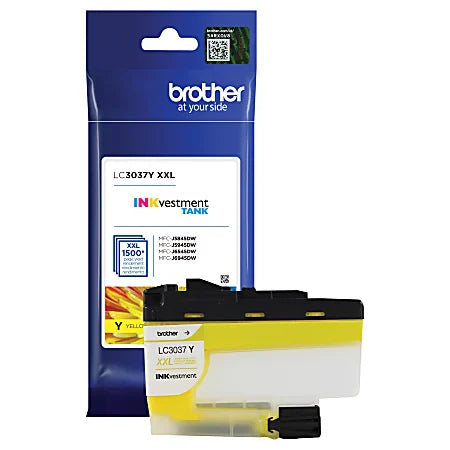 Brother LC3037 XXL Yellow Super High Yield Ink Tank-0