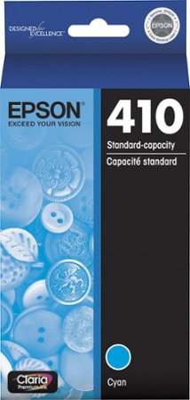 Epson 410 Claria Premium Standard-Yield Cyan Ink Cartridge-0