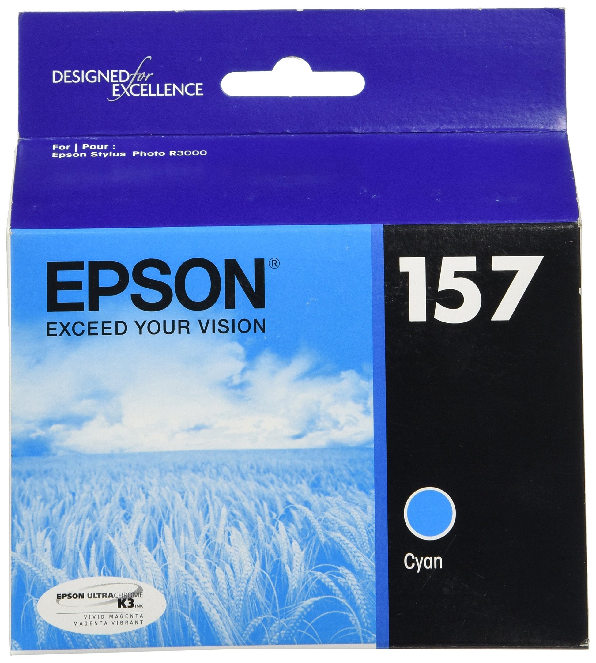 Epson T15722 Cyan Ink Cartridge, T157220O-0