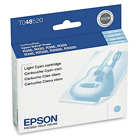 Original Epson (T048) Light Cyan Ink Cartridge, T048520-0