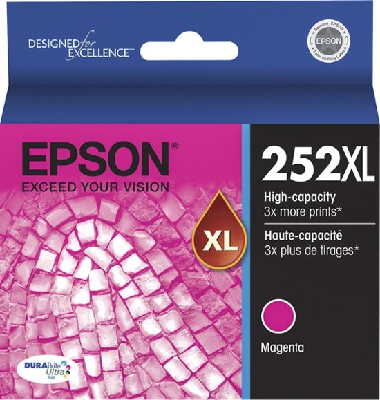 Original Epson T252XL Magenta (T252XL320) Ink Cartridge-0