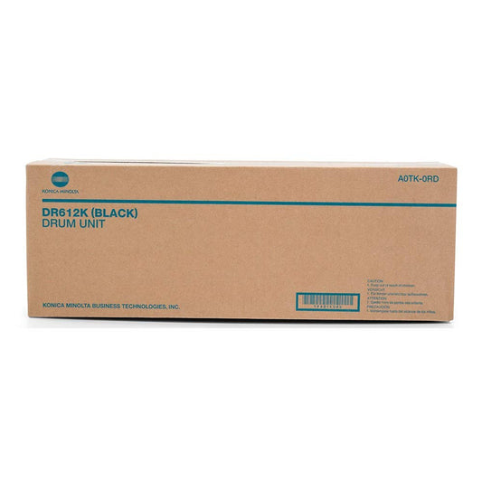 Konica-Minolta DR612K Standard-Yield Black Drum Unit Cartridge, A0TK-0RD-0