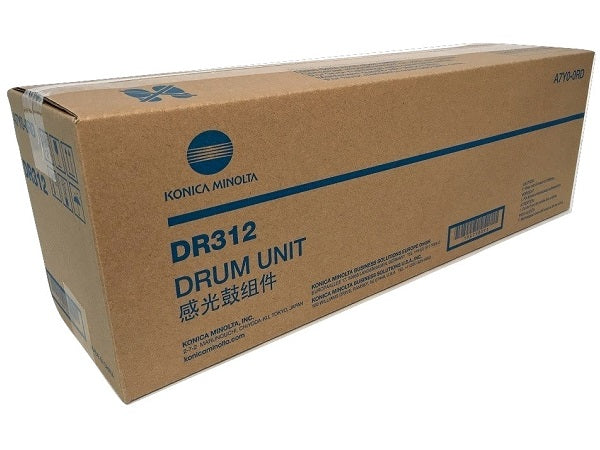 Konica-Minolta DR312 Black Drum Unit Cartridge, A7Y00RD-0