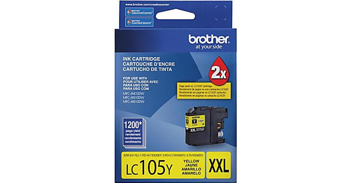 Original Brother LC105XXL Yellow Ink Cartridge-0