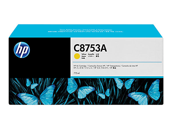 Original HP C8753A Yellow Ink Cartridge-0