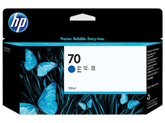 Original HP 70 130-ml (C9458A) Blue Ink Cartridge-0