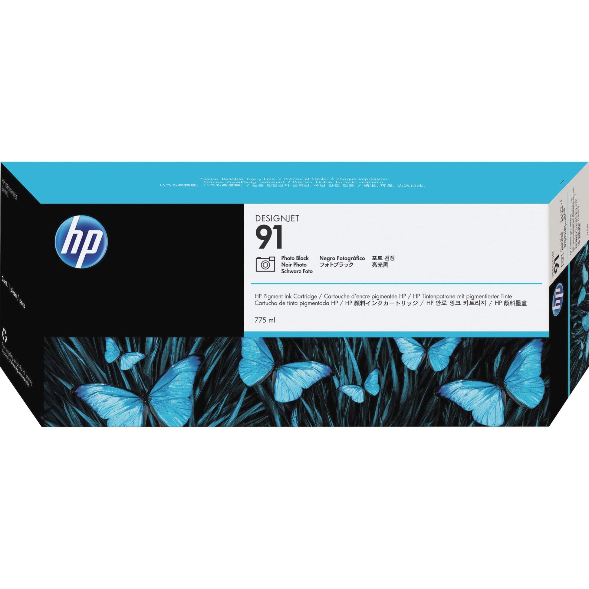 Original HP 91 775-ml (C9465A) Photo Black Ink Cartridge-0