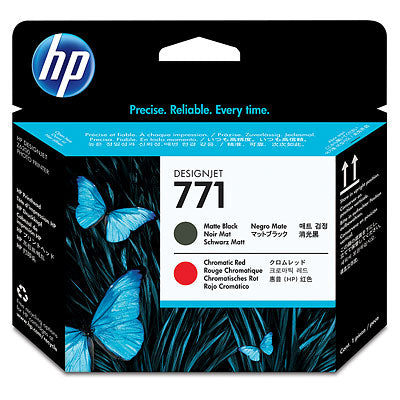 HP 771 (CE017A) Matte Black and Chromatic Red Printheads-0