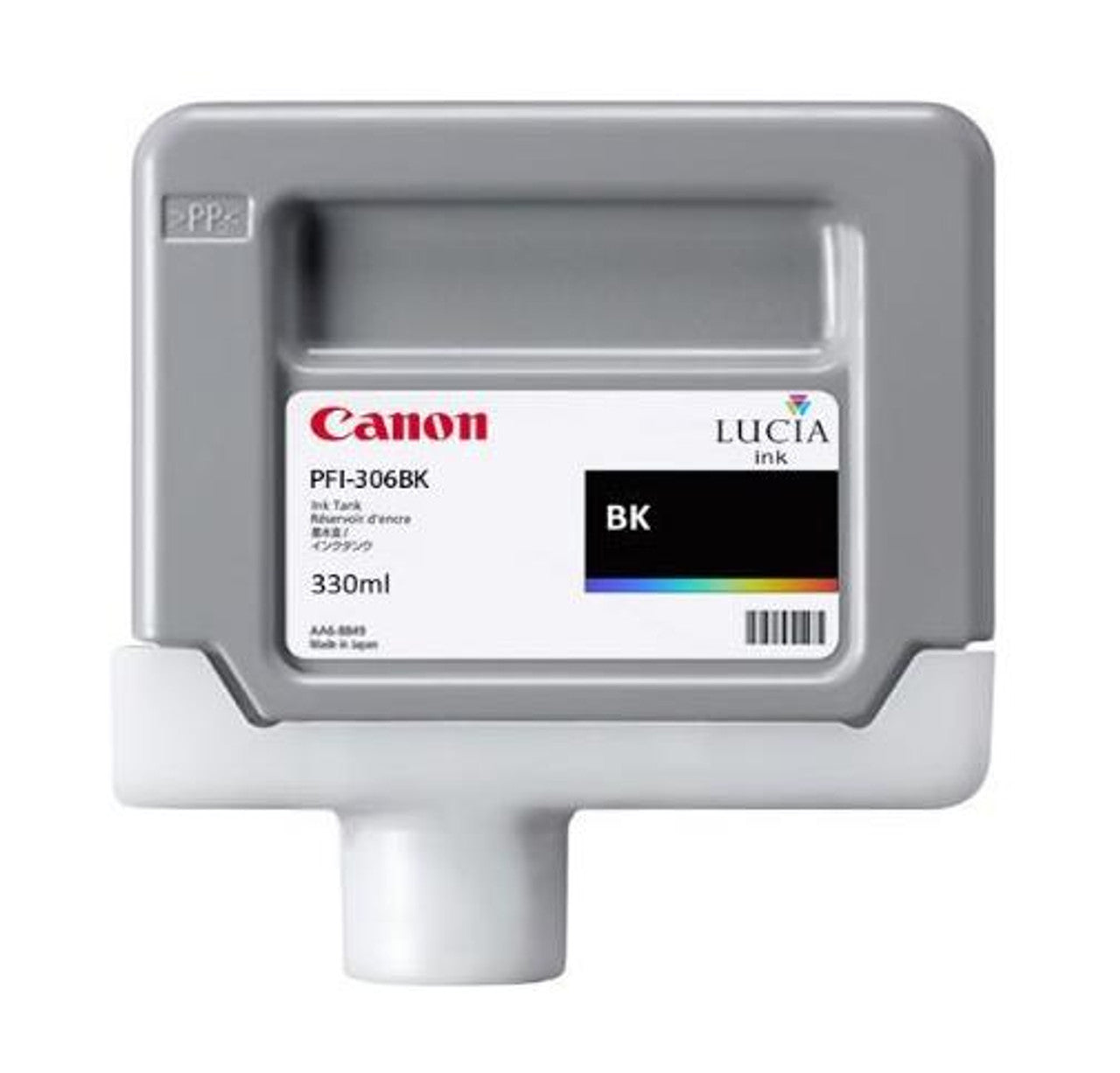 Canon PFI-306 330ml Black PFI-306BK Ink Cartridge, 6657B001-0