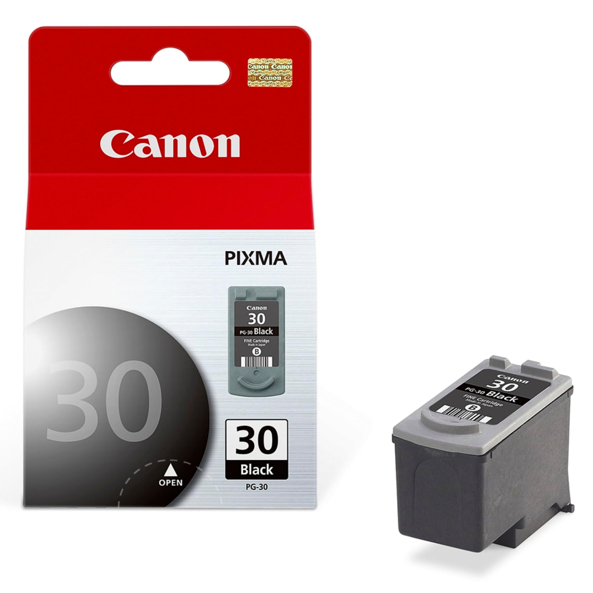 Canon PG-30 Pigment Black Inkjet Cartridge, 1899B002-0