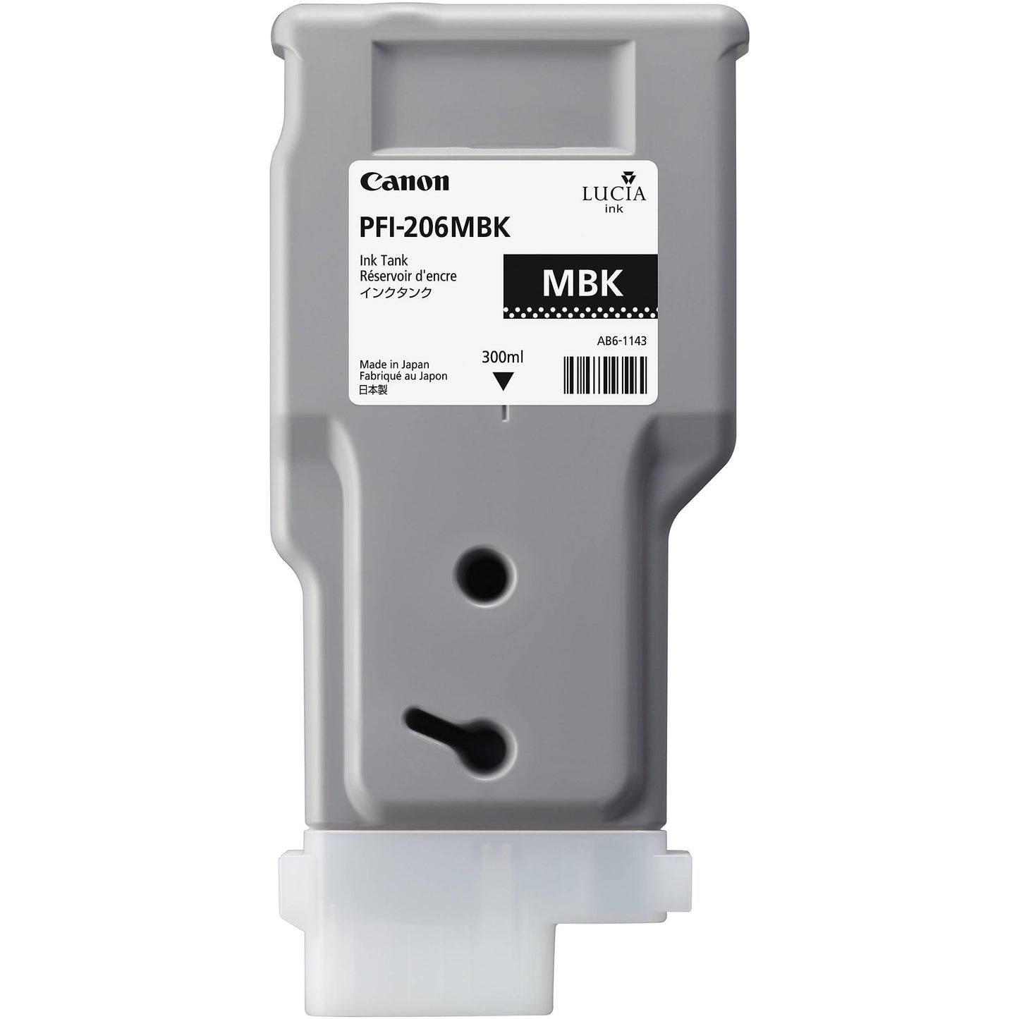 Original Canon PFI-206 300mL Matte Black Ink Cartridge-0