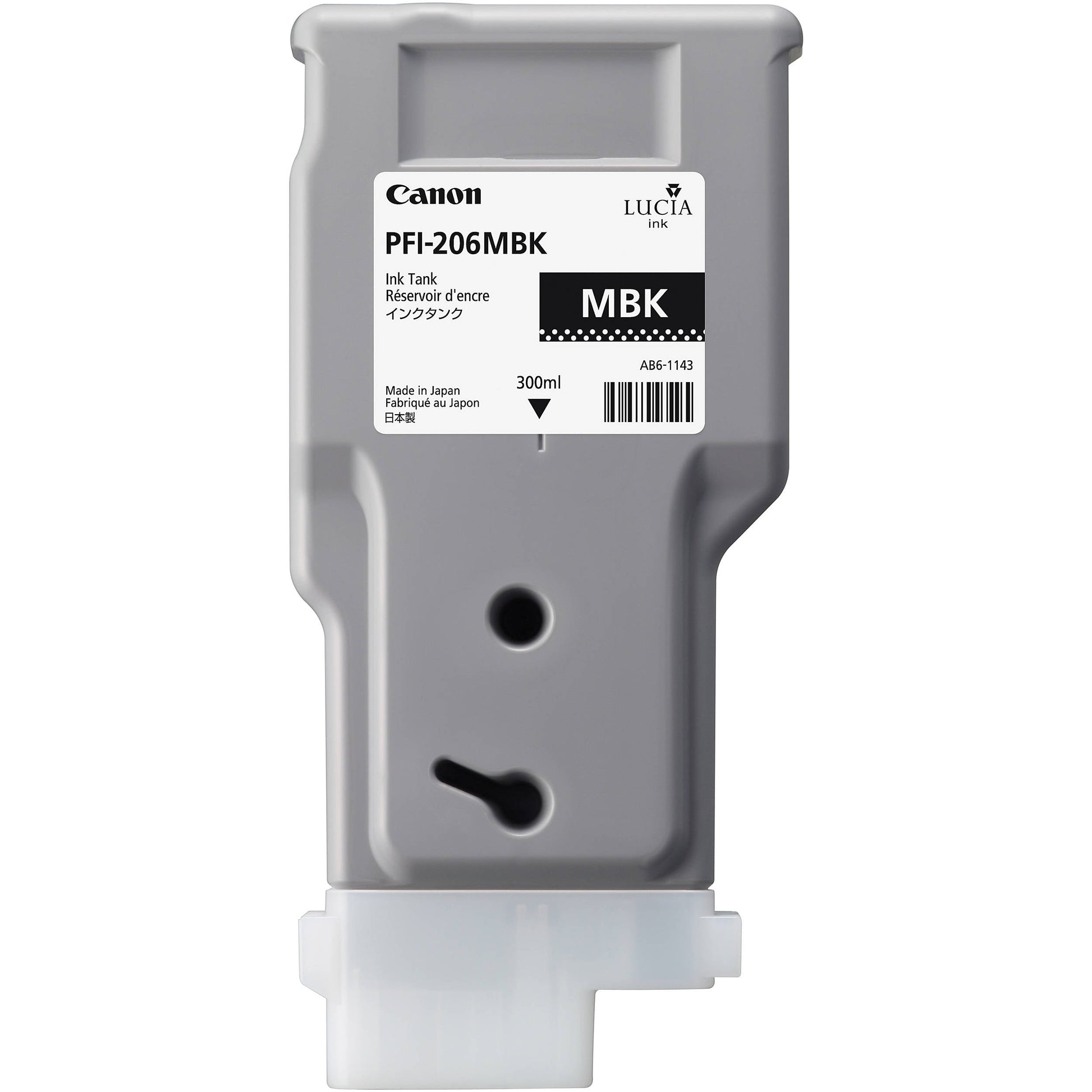 Original Canon PFI-206 300mL Matte Black Ink Cartridge-0