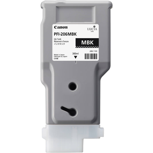 Original Canon PFI-206 300mL Matte Black Ink Cartridge-0
