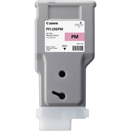 Original Canon PFI-206 300mL Photo Magenta Ink Cartridge-0
