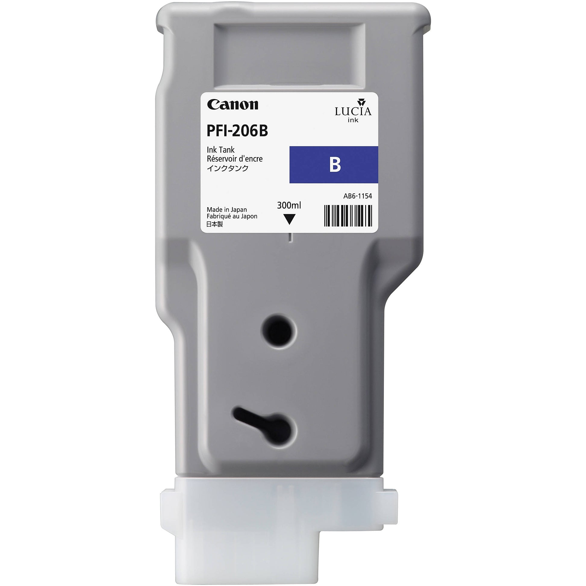 Original Canon PFI-206 300mL Blue Ink Cartridge-0