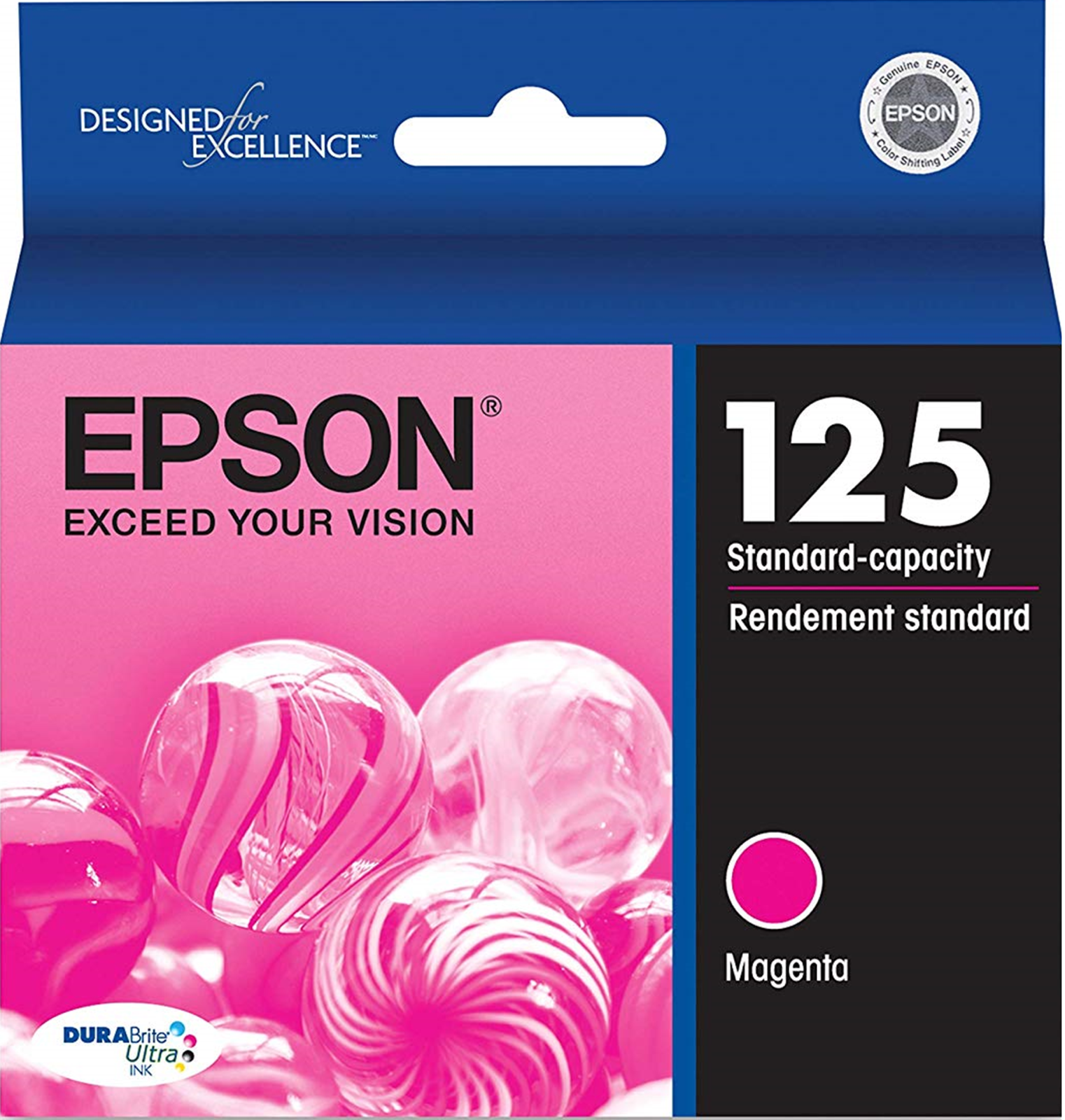 Original Epson 125 Magenta Ink Cartridge-0