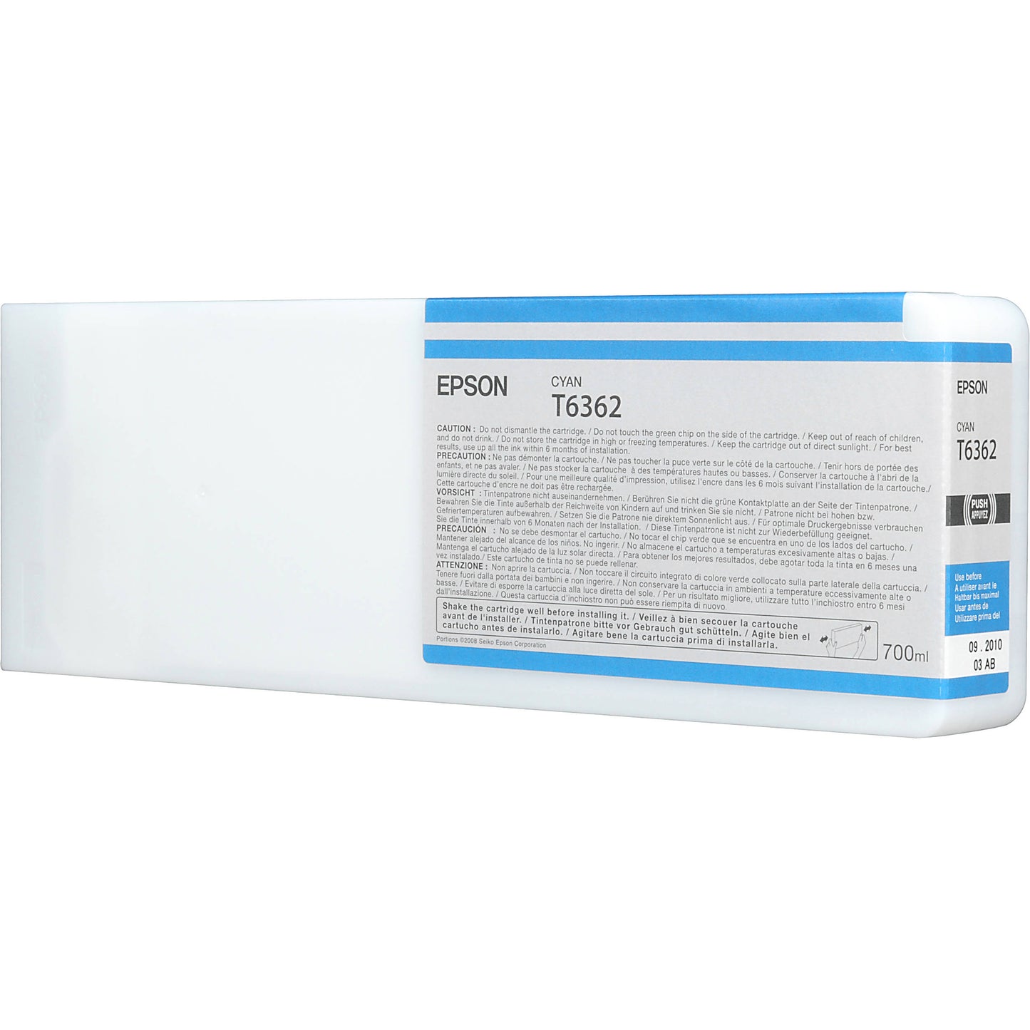 Epson T6362 Cyan Ink Cartridge, T636200-0