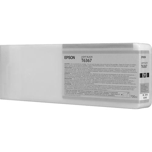 Epson T6367 Light Black Ink Cartridge, T636700-0