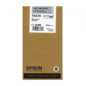 Epson T6539 Light Light Black Ink Cartridge, T653900-0