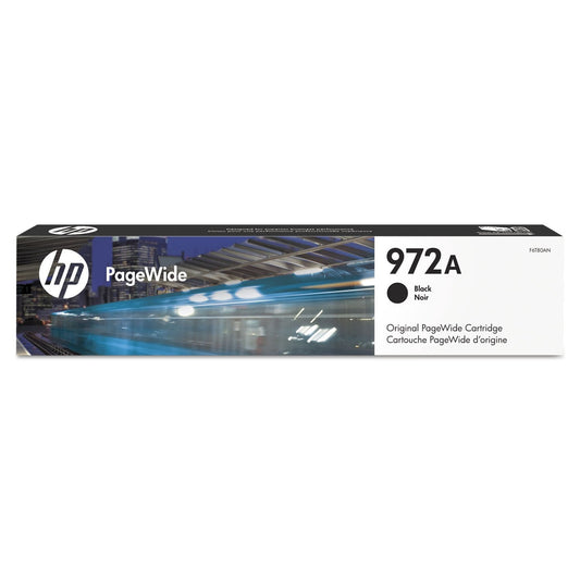 HP 972A Black Original PageWide Inkjet Cartridge, F6T80AN-0