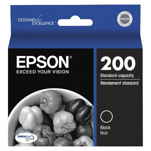 Genuine Epson 200 Standard Yield Black Ink Cartridge-0