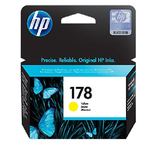 Original HP 178 Yellow (CB320HE) Ink Cartridge-0