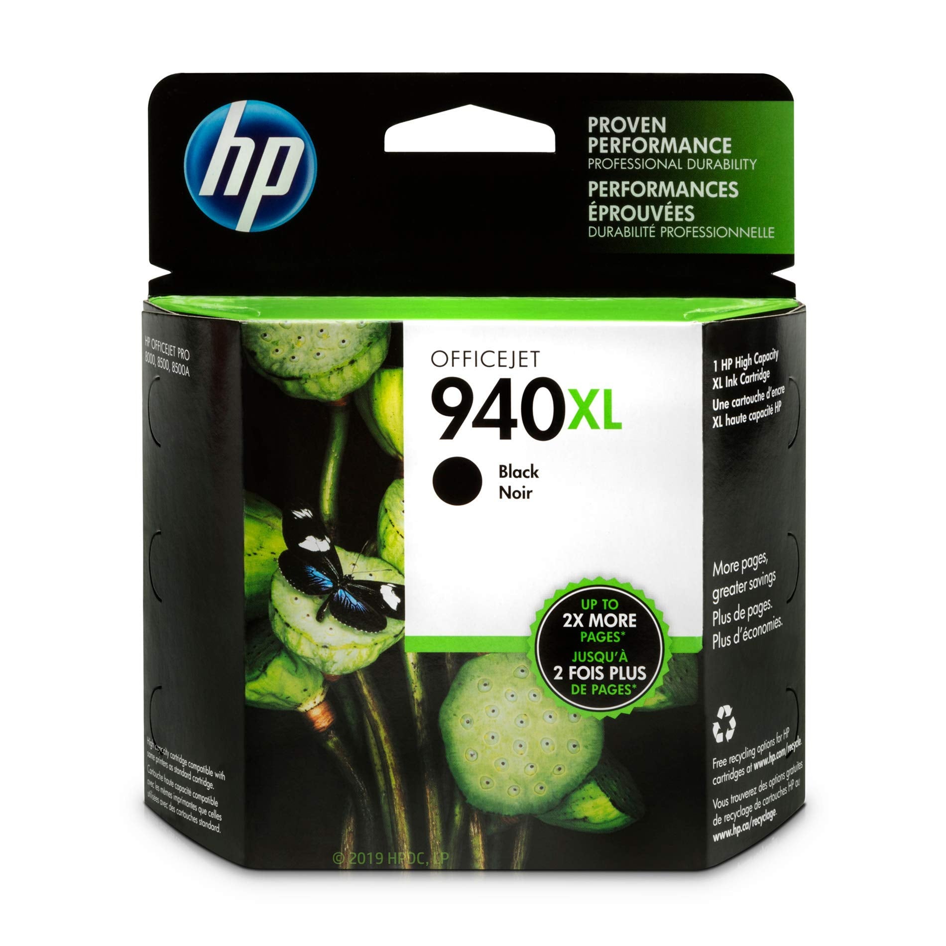 HP 940XL (C4906AN)  Black High Yield Ink Cartridge-0