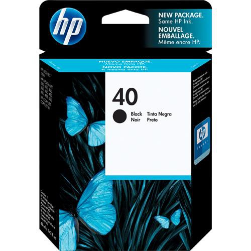 HP 51640A (HP 40) Black Pigment-Based Ink Cartridge-0