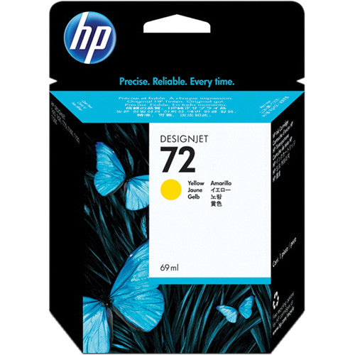 Original HP 72 69ml (C9400A) Yellow Ink Cartridge-0