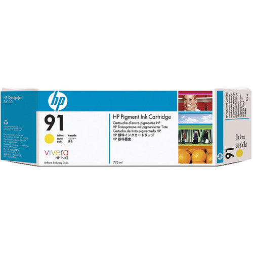 Original HP 91 775-ml (C9469A) Yellow Ink Cartridge-0