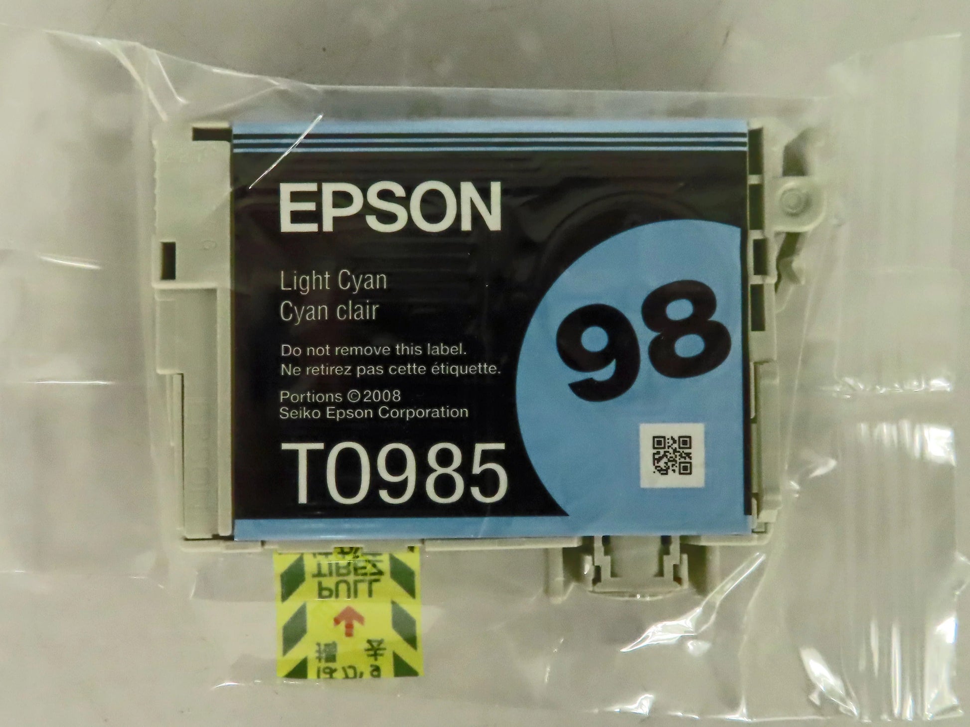 Original Epson 98 Light Cyan ( T0985 ) Ink Cartridge-0