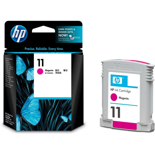 Original HP 11 Magenta Ink Cartridge-C4837AN-0