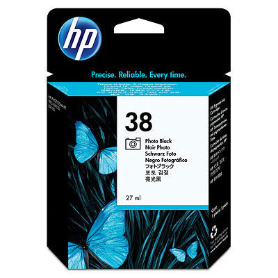 OEM HP 38 Photo Black (C9413A) Ink Cartridge-0