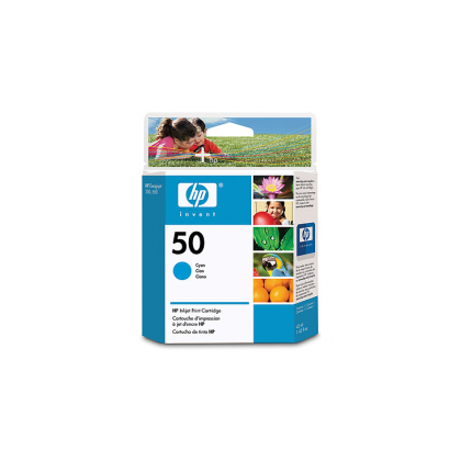 HP 50 51650C Cyan, OEM Ink Cartridge-0