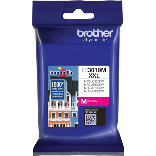 Brother LC3019 Suprt High-Yield Magenta Ink Cartridge, LC3019M-0