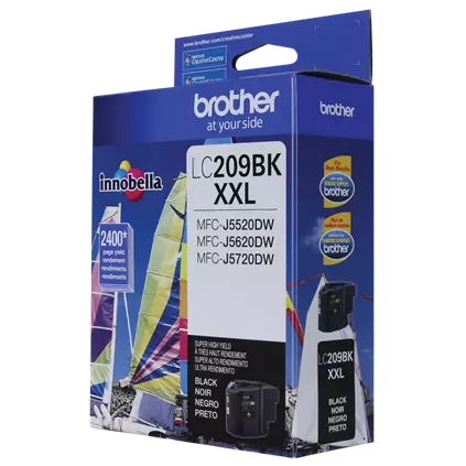 Original Brother LC209XXL Extra High Yield Black Ink Cartridge-0